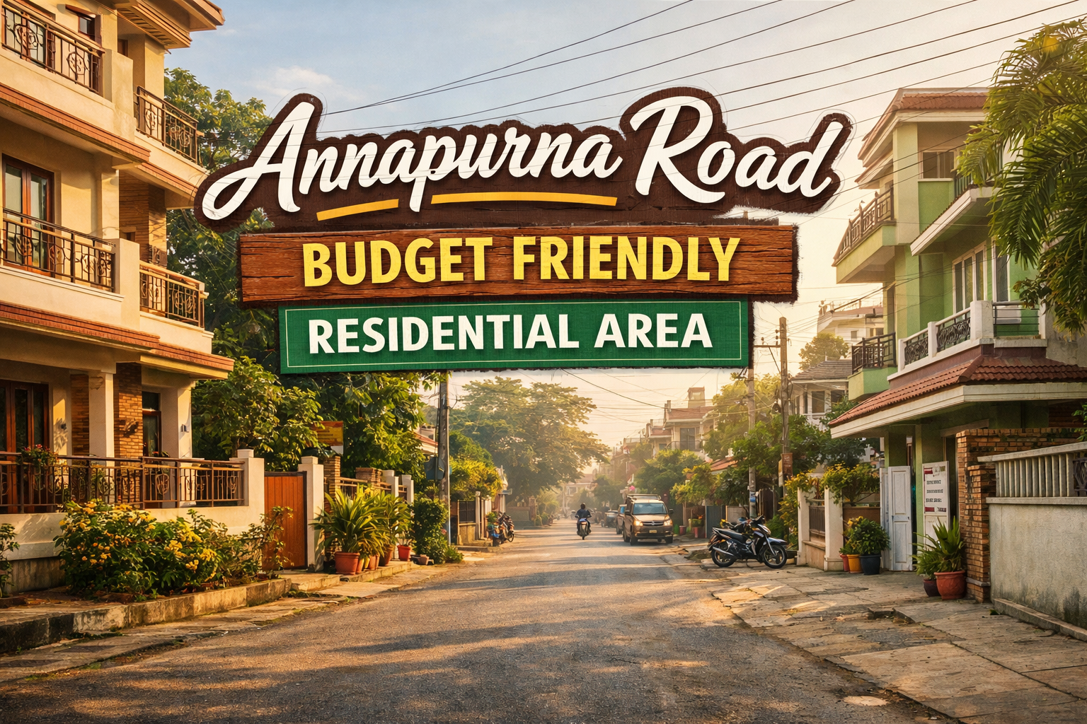 Annapurna Road Indore budget friendly residential area with apartments, local markets and wide road view